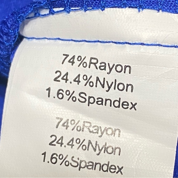 Grace Karin Blue Ruched Pencil Skirt Retro Knee Length NWT Size Medium - Picture 4 of 6